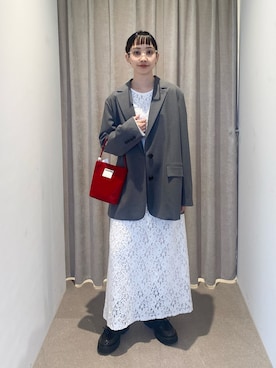 「FABIO RUSCONI（ファビオルスコーニ）のアイテム」を使った、笹原(sasahara)さん（レディース・153cm）の秋コーディネート