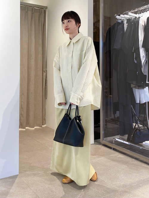 EMMEL REFINES＞EM チューブハンドル ソフト 2WAY バッグ（トート