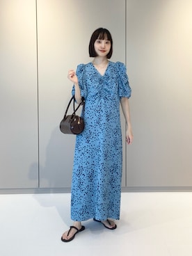 「EMMEL REFINES（エメルリファインズ）のアイテム」を使った、笹原(sasahara)さん（レディース・153cm）の夏コーディネート