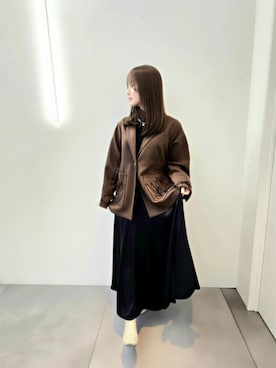 「Kastane（カスタネ）のアイテム（ジャケット/アウター）」を使った、nonokaさん（レディース・162cm）の春コーディネート