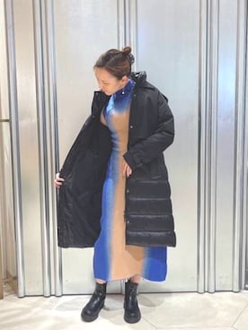 「パーティースタイル」｜「アイテム（その他アウター）」を使った、Desigual博多STAFFさん（レディース・164cm）の秋コーディネート
