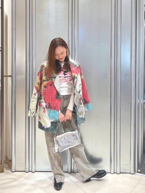 セール】グラフィックプリント 長袖Tシャツ（Tシャツ/カットソー