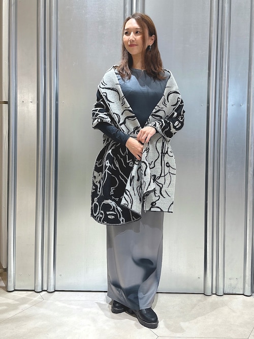 デシグアル Desigual ORLANDO ワンピースロングスリーブ （グレー/ブラック） ORLANDO ワンピースロングスリーブ