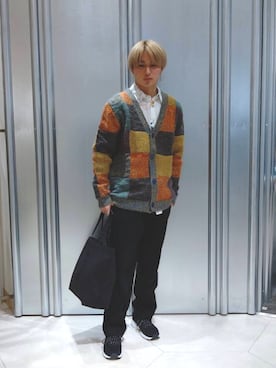 「Desigual（デシグアル）のアイテム」を使った、Desigual博多STAFFさん（メンズ・167cm）の秋コーディネート