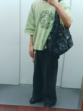 「アイテム（財布/小物、ホワイト系）」を使った、Y.さん（メンズ・166cm）の秋コーディネート