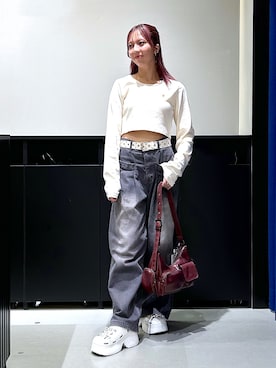 「Anui（アニュイ）のアイテム」を使った、momokaさん（レディース・157cm）の秋コーディネート