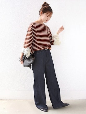 「SHIPS（シップス）のアイテム」を使った、NAGASHIMAさん（レディース・164cm）の夏コーディネート
