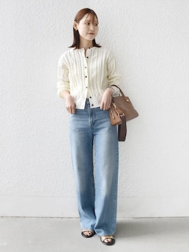 「Beau're（ヴュレ）のアイテム（バッグ）」を使った、NAGASHIMAさん（レディース・164cm）の冬コーディネート