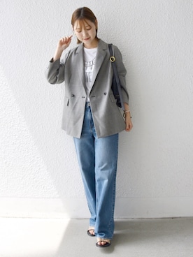 「SHIPS（シップス）のアイテム」を使った、NAGASHIMAさん（レディース・164cm）の夏コーディネート