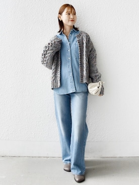 「SHIPS（シップス）のアイテム」を使った、NAGASHIMAさん（レディース・164cm）の秋コーディネート