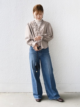 NAGASHIMAさん(レディース・164cm)の秋コーディネート