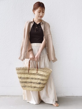 NAGASHIMAさん（レディース・164cm）の春コーディネート