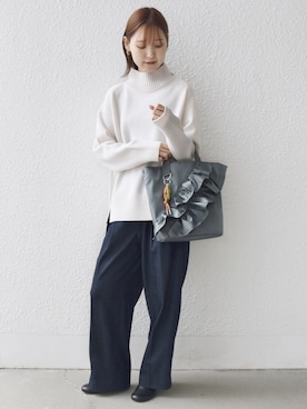 「SHIPS for women」｜NAGASHIMAさん（レディース・164cm）の秋コーディネート