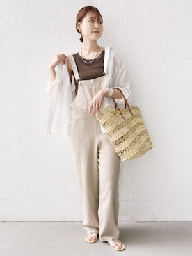 「SHIPS（シップス）のアイテム」を使った、NAGASHIMAさん（レディース・164cm）の春コーディネート