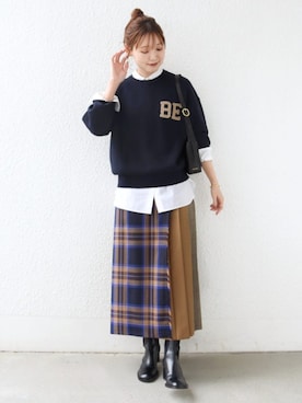 NAGASHIMAさん(レディース・164cm)の秋コーディネート