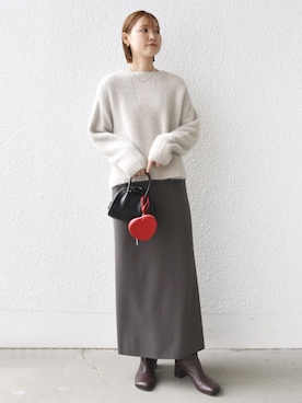 「アイテム（財布/小物）」を使った、NAGASHIMAさん（レディース・164cm）の秋コーディネート