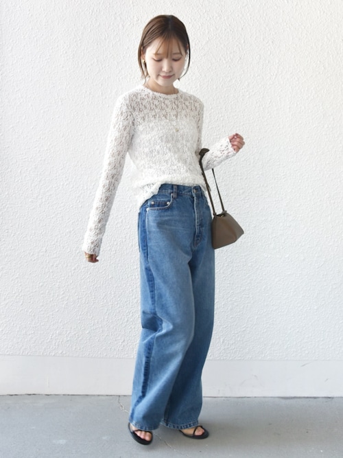 セール】〈洗濯機可能〉パッチワーク デニム（デニムパンツ）｜SHIPS