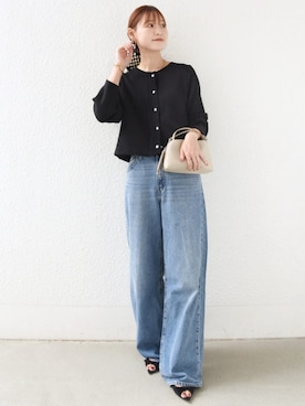 「SHIPS（シップス）のアイテム」を使った、NAGASHIMAさん（レディース・164cm）の秋コーディネート