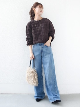 「SHIPS（シップス）のアイテム」を使った、NAGASHIMAさん（レディース・164cm）の秋コーディネート