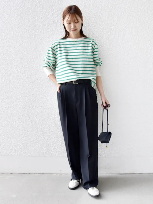 セール】【SHIPS別注】TENNESSEE:〈洗濯機可能〉ワイド ボーダー TEE