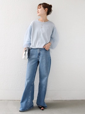 「SHIPS（シップス）のアイテム（シューズ）」を使った、NAGASHIMAさん（レディース・164cm）の秋コーディネート
