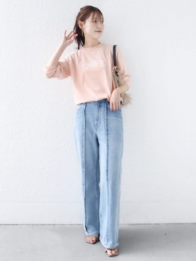 「SHIPS（シップス）のアイテム」を使った、NAGASHIMAさん（レディース・164cm）の夏コーディネート