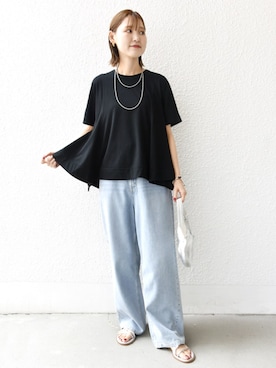 「SHIPS（シップス）のアイテム」を使った、NAGASHIMAさん（レディース・164cm）の夏コーディネート