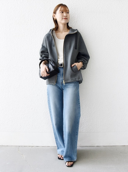 WEB限定】〈手洗い可能〉ダンボール ダブルジップ フーディー 2