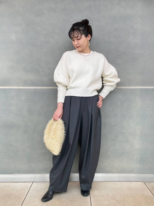 Curensology(カレンソロジー)/ウールストレッチドロストパンツ（その他