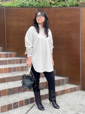 「アイテム（その他トップス）」を使った、miri63clさん（レディース・161cm・30代）の秋コーディネート