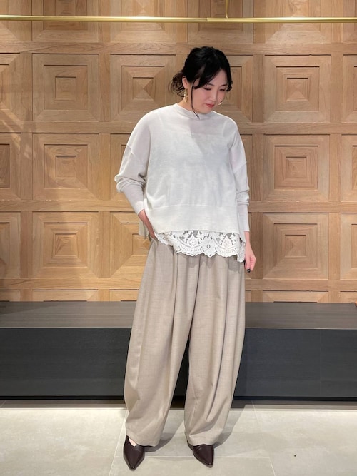 Curensology(カレンソロジー)/ウールストレッチドロストパンツ（その他