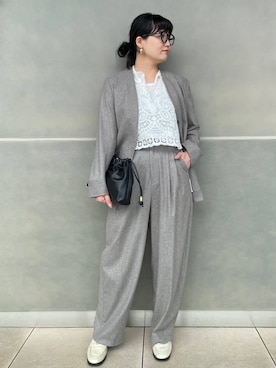 「アイテム（その他アウター）」を使った、miri63clさん（レディース・161cm・30代）の夏コーディネート