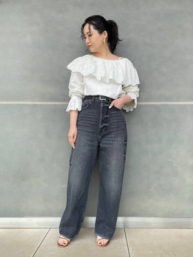 「アイテム（ピアス（両耳用））」を使った、miri63clさん（レディース・161cm・30代）の春コーディネート