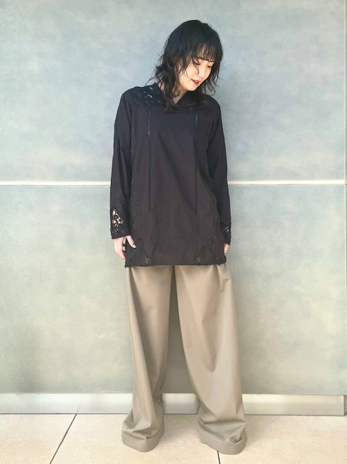 カレンソロジー コットンバテンレースブラウス Curensology｜コットンバテンレースブラウス | Rakuten Fashion