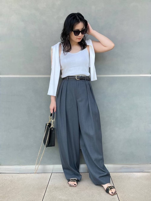 Curensology カレンソロジー　スポンディッシュコットンニット　クリーム Curensology カーディガン Curensology(カレンソロジー