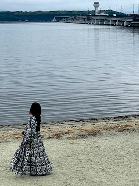 「JOURNAL STANDARD（ジャーナルスタンダード）のアイテム（ワンピース）」を使った、niko0315さん（レディース・156cm）の春コーディネート