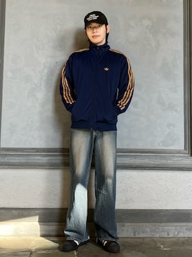 「ベッケンバウアー」｜「アイテム（ナイロンジャケット）」を使った、YMさん（メンズ・174cm）の秋コーディネート