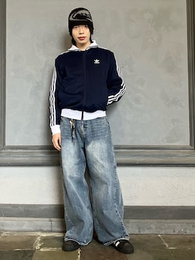 「スーパースター」｜YMさん（メンズ・174cm）の冬コーディネート