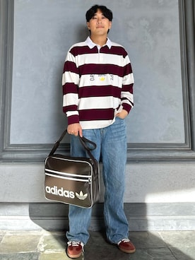 「adidas（アディダス）のOG エアライナー」を使った、KMさん（メンズ・179cm）の秋コーディネート