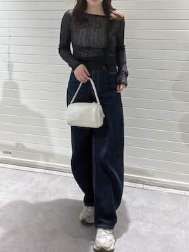 「FREE'S MART（フリーズマート）のアイテム（パンツ）」を使った、RIKOさん（レディース・163cm）の春コーディネート