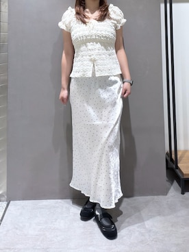 「FREE'S MART（フリーズマート）のアイテム」を使った、RIKOさん（レディース・163cm）の夏コーディネート