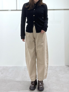 「FREE'S MART（フリーズマート）のアイテム（シューズ）」を使った、RIKOさん（レディース・163cm）の冬コーディネート