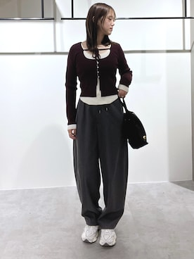 RIKOさん（レディース・163cm）の冬コーディネート