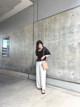 「IACUCCI（イアクッチ）のアイテム」を使った、tomo_cucciさん（レディース・156cm）の夏コーディネート