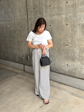 「IACUCCI（イアクッチ）のアイテム」を使った、tomo_cucciさん（レディース・156cm）の夏コーディネート