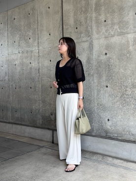 「IACUCCI（イアクッチ）のアイテム」を使った、tomo_cucciさん（レディース・156cm）の夏コーディネート