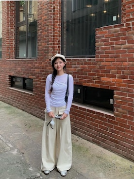 「CHARLES & KEITH（チャールズ & キース）のアイテム」を使った、ryochan1824さん（骨格ナチュラル・レディース・165cm）の夏コーディネート