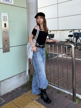 湊有里紗さん(レディース・152cm)の春コーディネート
