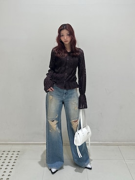 　湊有里紗さんの（SLY | スライ）を使ったコーディネート