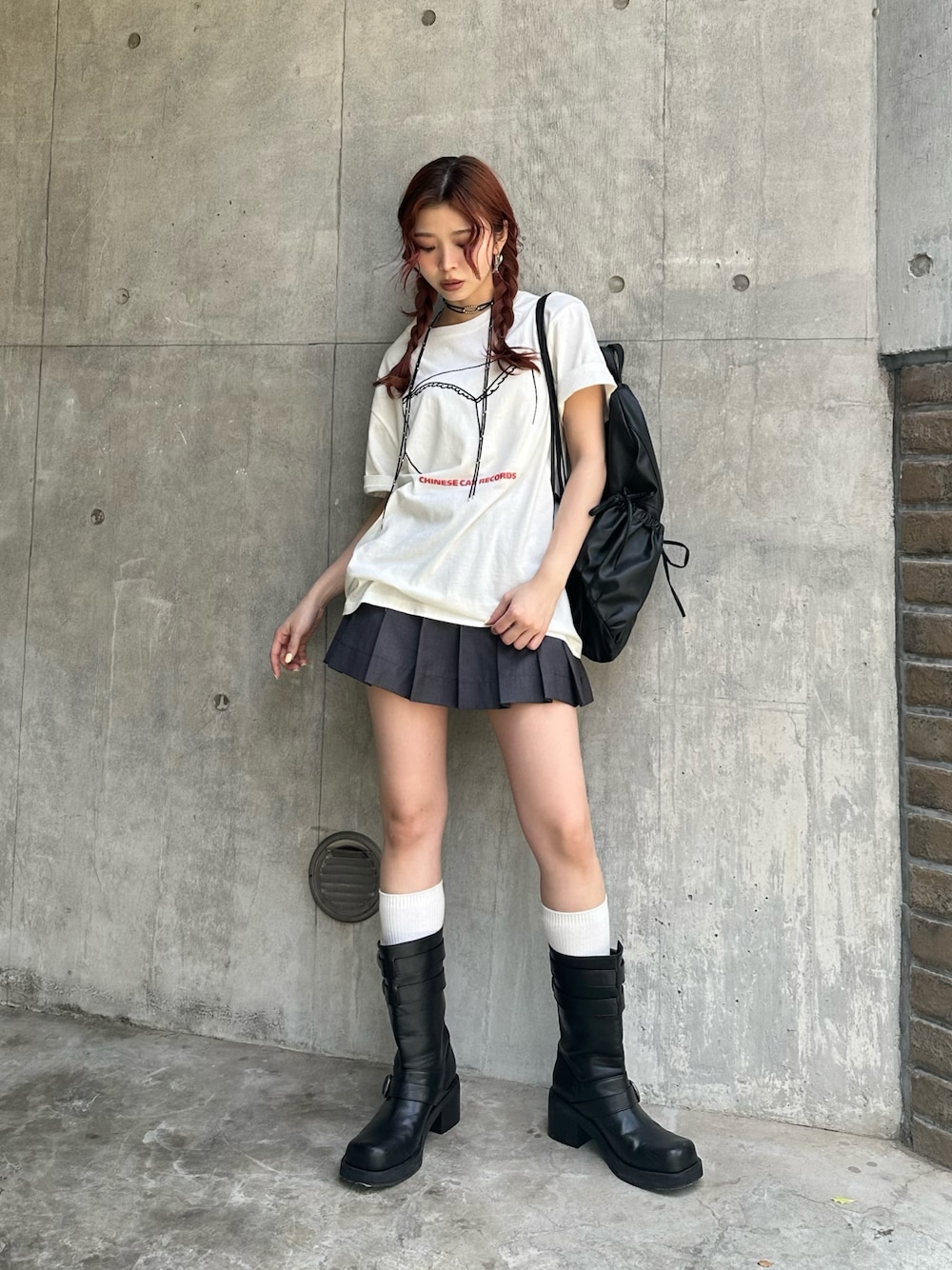 SLYフェイクレザー ボンデージ ナップサック　1回使用 SLYフェイクレザー ボンデージ ナップサック 1回使用 F／LEATHER